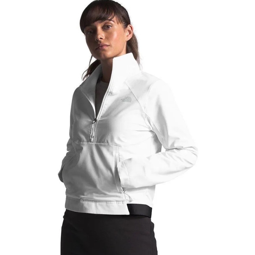 The North Face Women’s Shelbe Raschel White Reversible Pullover Quarter Zip - S